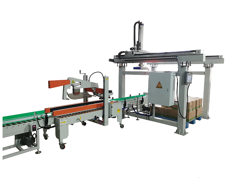 高位雙工位紙箱碼垛機,碼垛機流水線生產(chǎn)廠